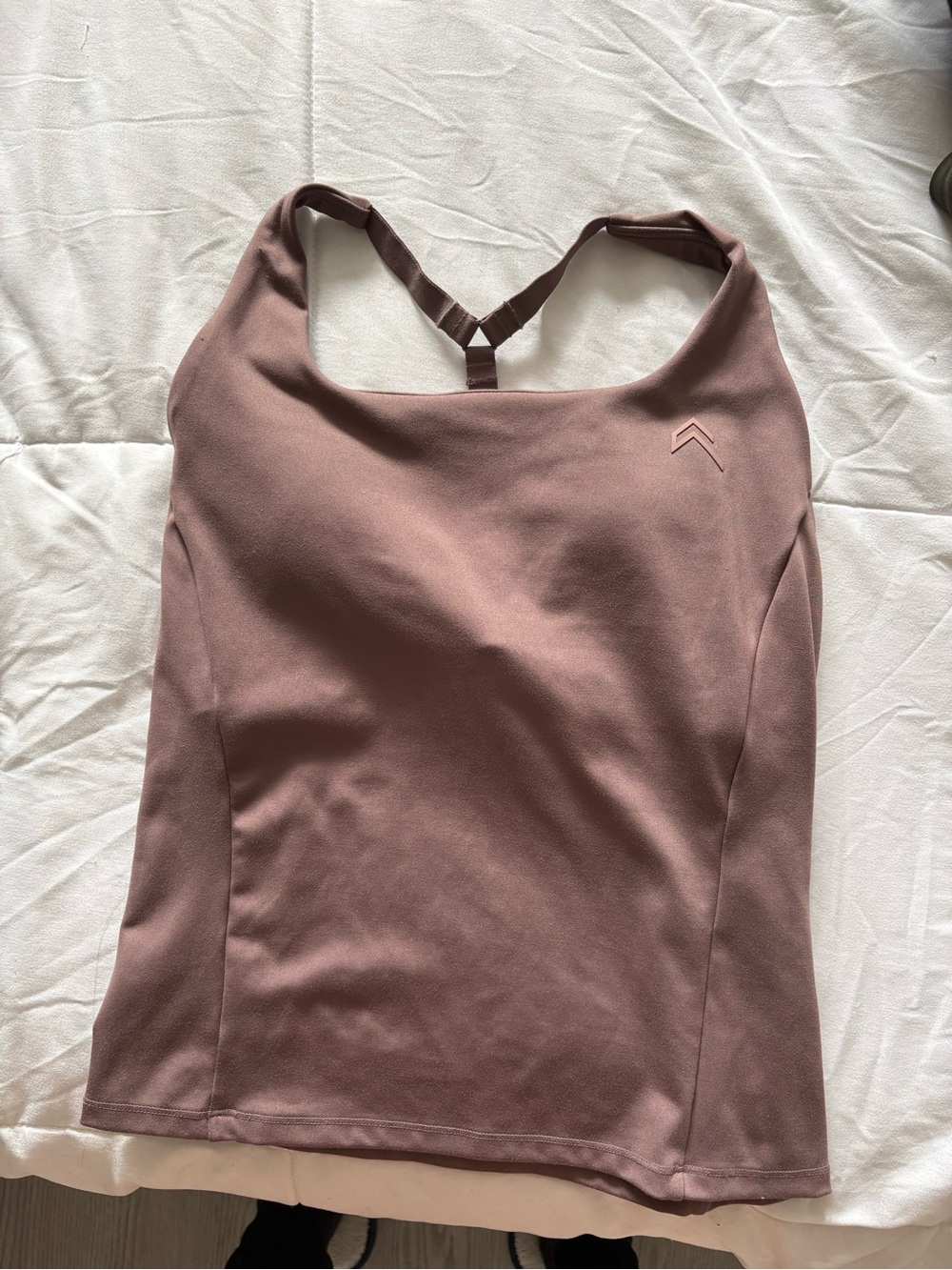 Oner activeWomen's Mauve Sculpting Tank Top with Built-In Support